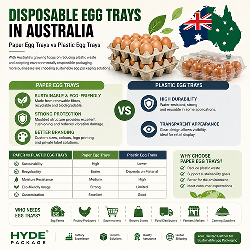 Complete Buying Disposable Egg Trays Australia: Paper Egg Trays vs Plastic Egg Trays