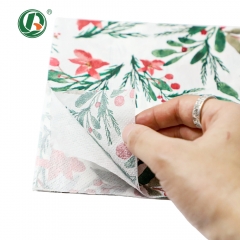 Custom Printed Biodegradable Disposable Paper Napkins for Restaurants Foodservice Beverage Dinner Square Napkins Supplier