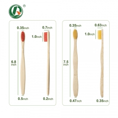 Disposable Bamboo Toothbrush for Hotel Wholesale Custom Logo