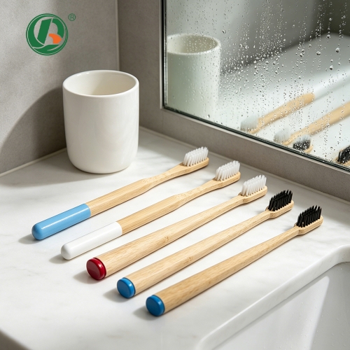 Disposable Bamboo Toothbrush for Hotel Wholesale Custom Logo