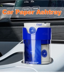 Custom Printed Portable Car Ashtray Mini Eco Friendly Smokeless Ashtray