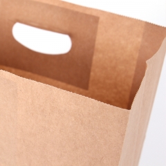 Custom Punched Handle Paper Bags for Packaging