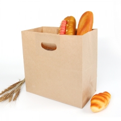 Custom Punched Handle Paper Bags for Packaging