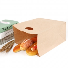 Custom Punched Handle Paper Bags for Packaging