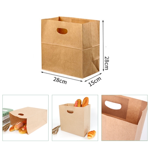 Custom Punched Handle Paper Bags for Packaging