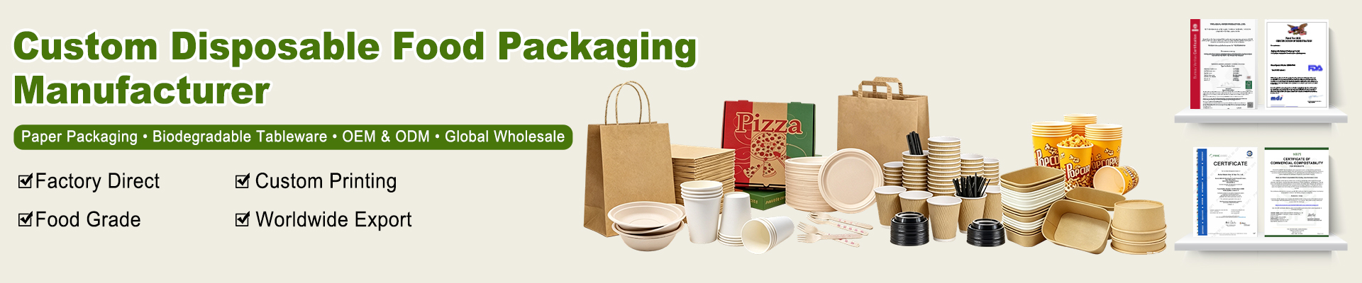 custom food packaging