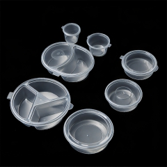 0.5oz 2 oz 3.25 oz 4 oz 5oz Plastic Portion Cups with Lids Wholesale Clear Sauce Cups