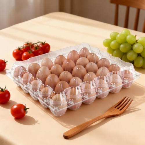 Custom Plastic PET Egg Trays for 6, 10, 12, 24, 30 Eggs for Farms
