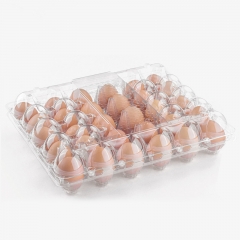 Custom Plastic PET Egg Trays for 6, 10, 12, 24, 30 Eggs for Farms
