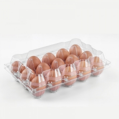 Custom Plastic PET Egg Trays for 6, 10, 12, 24, 30 Eggs for Farms