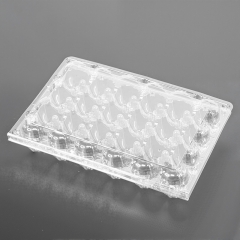 Custom Plastic PET Egg Trays for 6, 10, 12, 24, 30 Eggs for Farms
