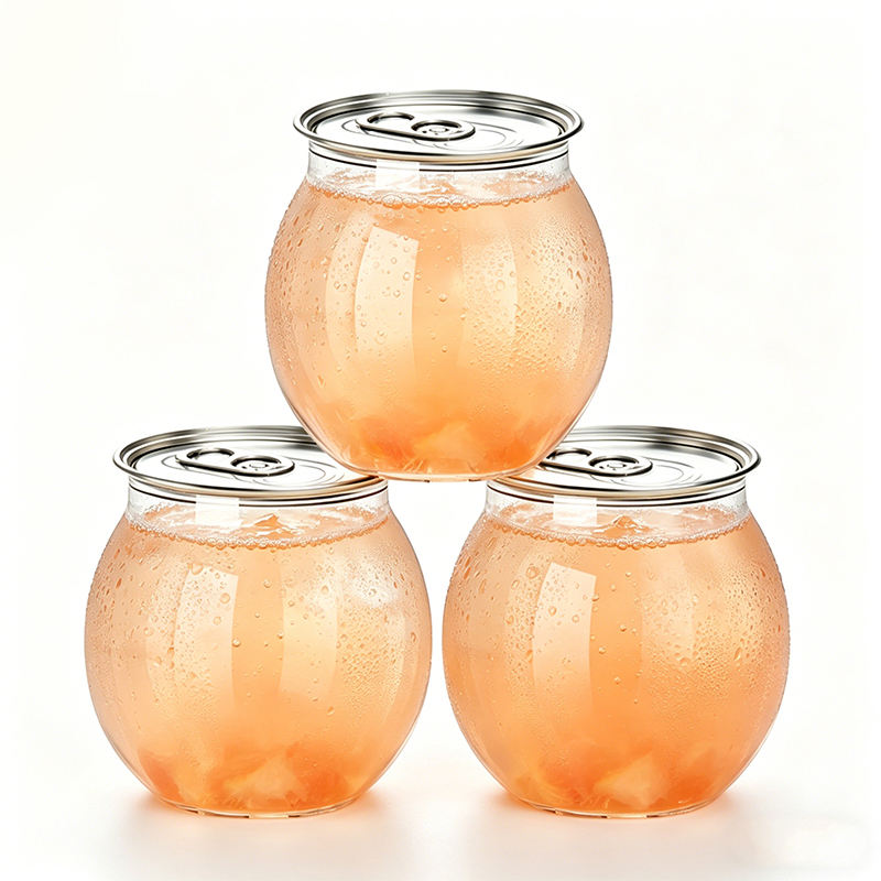 Wholesale 210ml PET Beverage Cans with Open Lids in Bulk