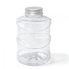 Multi Shape BPA Free Clear PET Bottles for Takeaway Beverage Packaging
