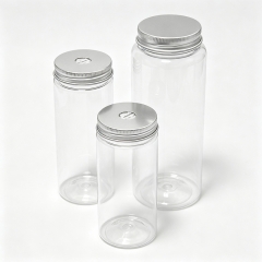 Multi Shape BPA Free Clear PET Bottles for Takeaway Beverage Packaging