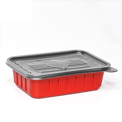 Wholesale Compartment Disposable PP Plastic Lunch Box with Lid BPA Free