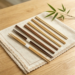 Bulk Wholesale Natural Bamboo Chopsticks Smooth Polished Chopsticks 