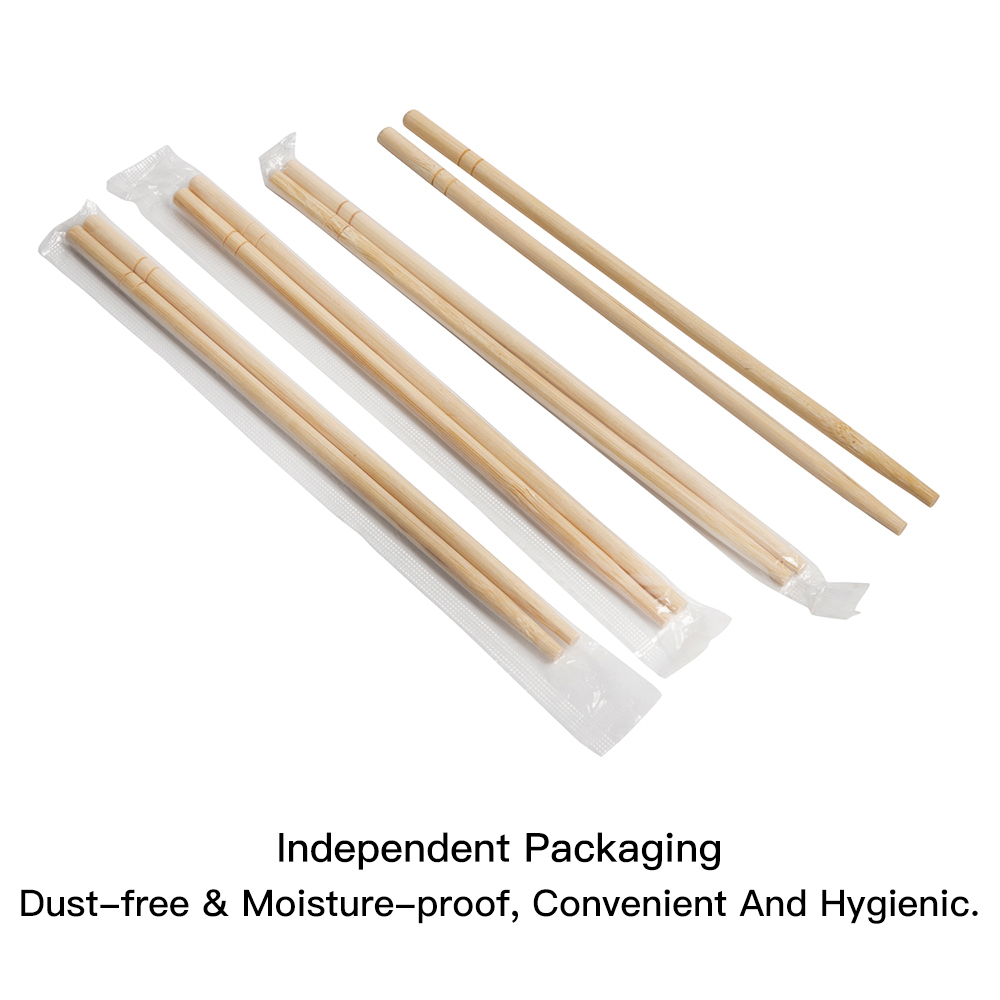 Bulk Wholesale Natural Bamboo Chopsticks Smooth Polished Chopsticks 