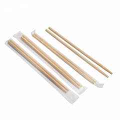 Custom Twin Round Tensoge Bamboo Chopsticks with Different Packaging 