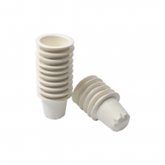 Custom Empty Coffee Capsule Cups Biodegradable Bagasse Capsules Small Cups in Bulk