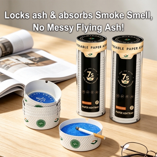 Portable Smokeless Disposable Paper Ashtrays with Sand / Gel / Foam in Stock for Sale