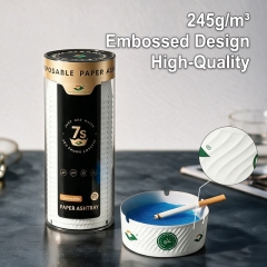 Portable Smokeless Disposable Paper Ashtrays with Sand / Gel / Foam in Stock for Sale