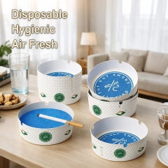 Portable Smokeless Disposable Paper Ashtrays with Sand / Gel / Foam in Stock for Sale