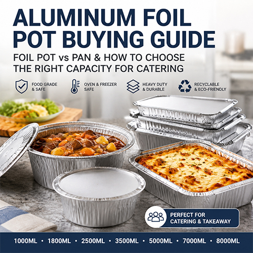 Aluminum Foil Pot Buying Guide: Foil Pot vs Pan & How to Choose the Right Capacity for Catering