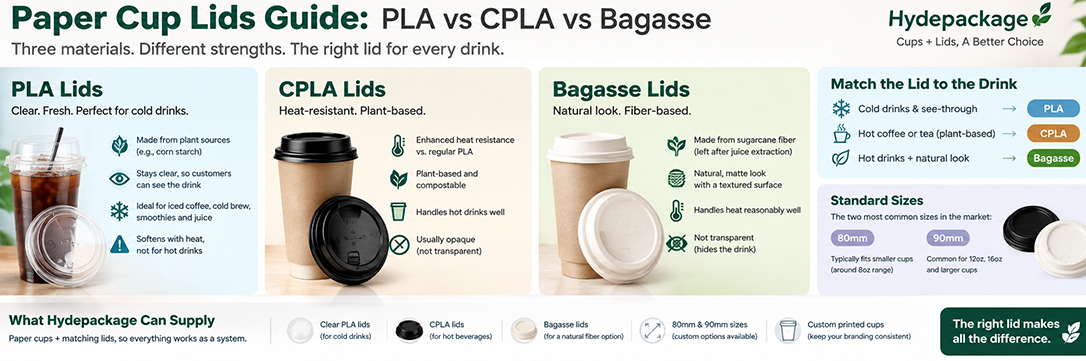 PLA vs CPLA vs Bagasse