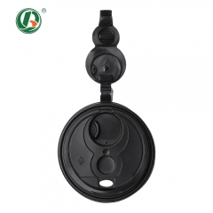 80mm 90mm PP Injection Molded Lids Gourd Dolphin Butterfly Integrated Multi Function Cup Lids Wholesale