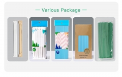 PHA Flexible Cocktail Straws Compostable Bent Straws Wholesale
