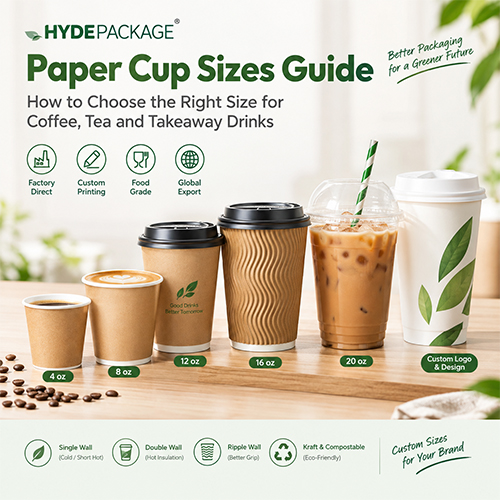 Paper Cup Sizes Guide: How to Choose the Right Size for Coffee, Tea and Takeaway Drinks