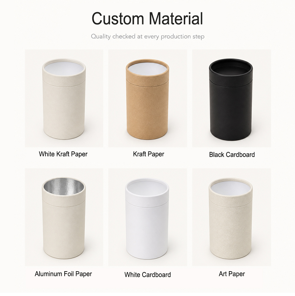 paper tube for tea packaging