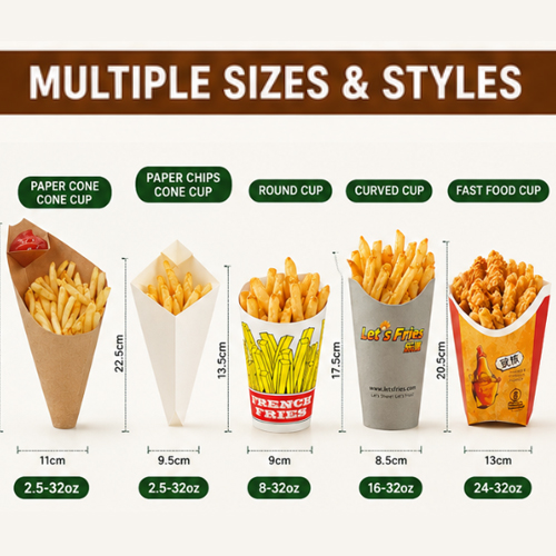 french fry cups wholesale