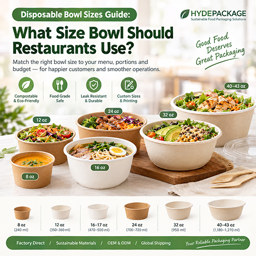 Disposable Bowl Sizes Guide: What Size Bowl Should Restaurants Use?