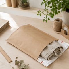Eco-Friendly Paper Shipping Bags Self-Seal Kraft Mailing Bags