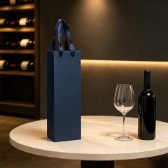 Wholesale Custom Kraft Bottle Gift Paper Bags Premium Packaging