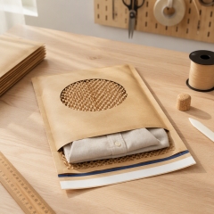 Eco-Friendly Paper Shipping Bags Self-Seal Kraft Mailing Bags