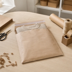 Eco-Friendly Paper Shipping Bags Self-Seal Kraft Mailing Bags