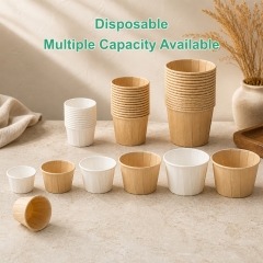 Wholesale Paper Souffle Cups / Portion Cups – 0.5oz to 3.5oz Bulk