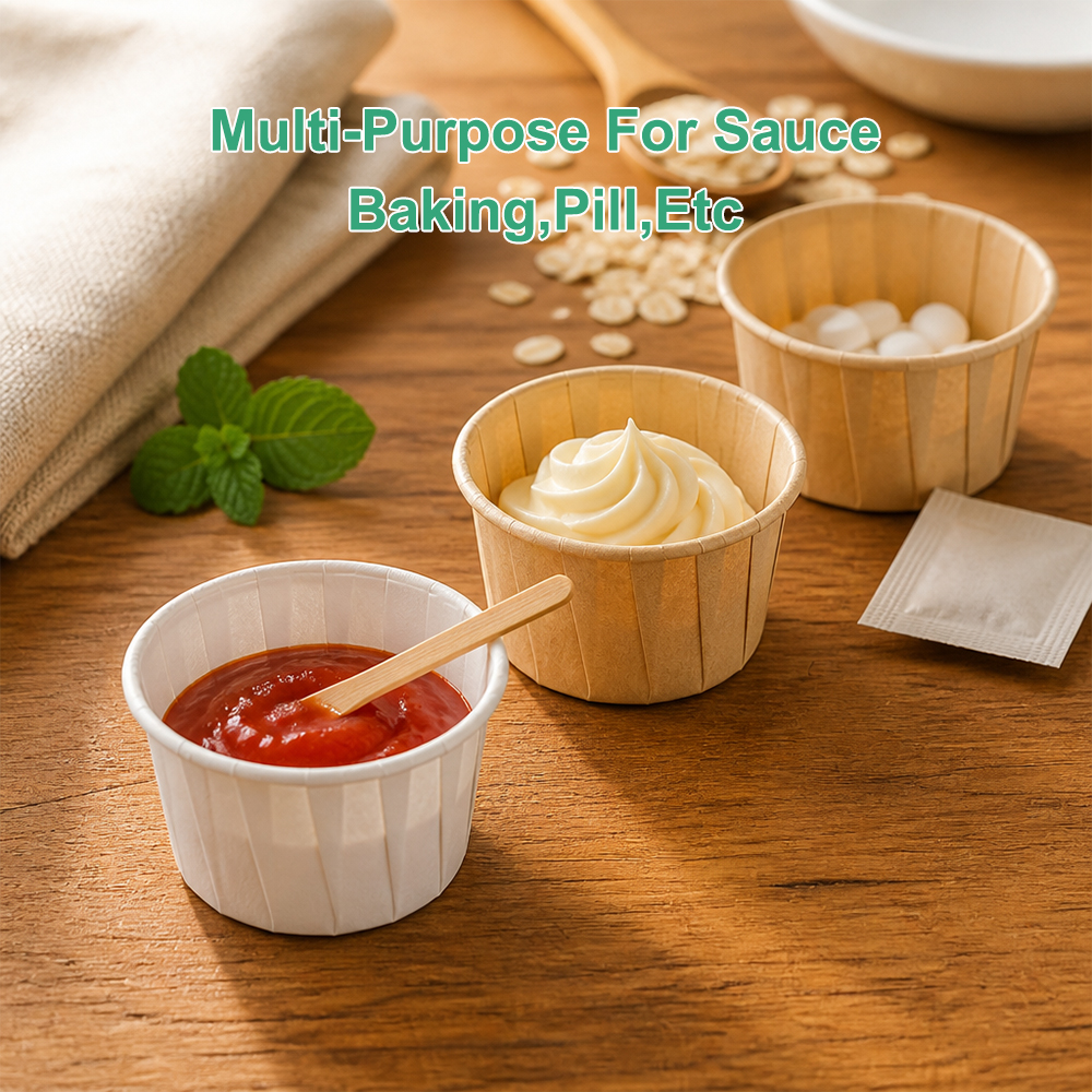 Wholesale Paper Souffle Cups / Portion Cups – 0.5oz to 3.5oz Bulk