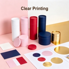 Custom Multiple Printing Cosmetic Paper Tube Packaging