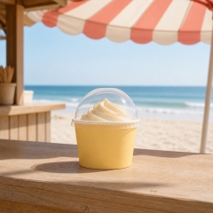 8 oz Disposable Paper Ice Cream Cup