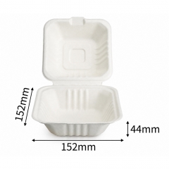 Sugarcane Bagasse Clamshell Boxes 6