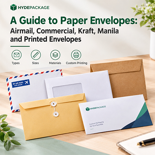 A Guide to Paper Envelopes: Airmail, Commercial, Kraft, Manila and Printed Envelopes