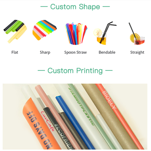 custom PLA straws