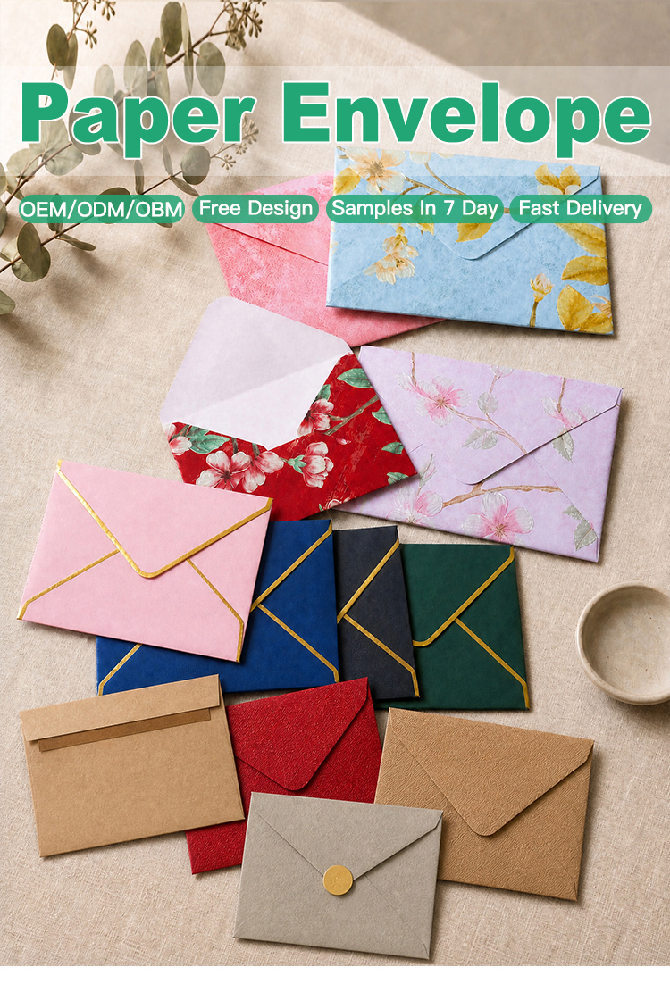gold foil stamping envelope manufacturer