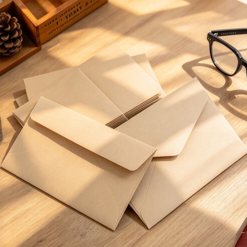 Custom Printed Kraft Manila Envelopes with Logo Self-Seal Closure 