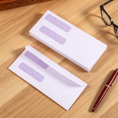 Printed Window Envelopes with Single and Double Windows 