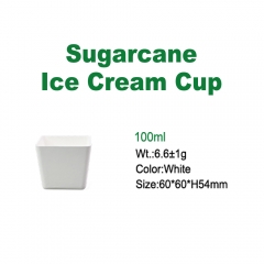 Small Sugarcane Bagasse Ice Cream Cups 3oz/4oz/5oz Wholesale
