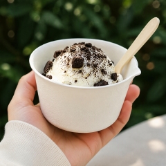 Small Sugarcane Bagasse Ice Cream Cups 3oz/4oz/5oz Wholesale